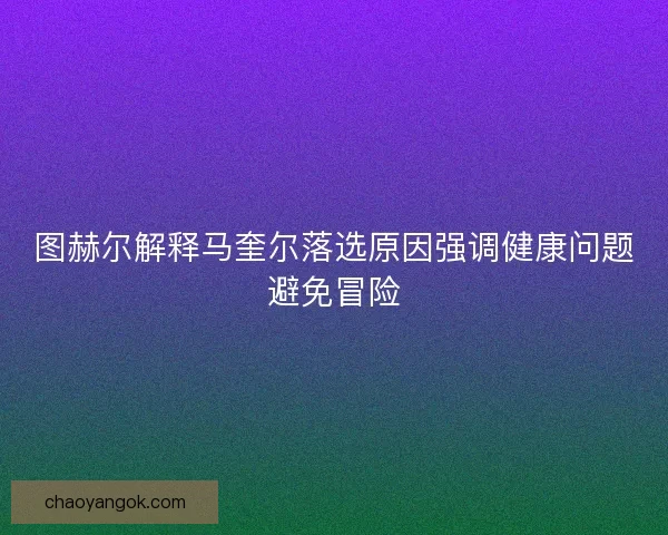 图赫尔解释马奎尔落选原因强调健康问题避免冒险